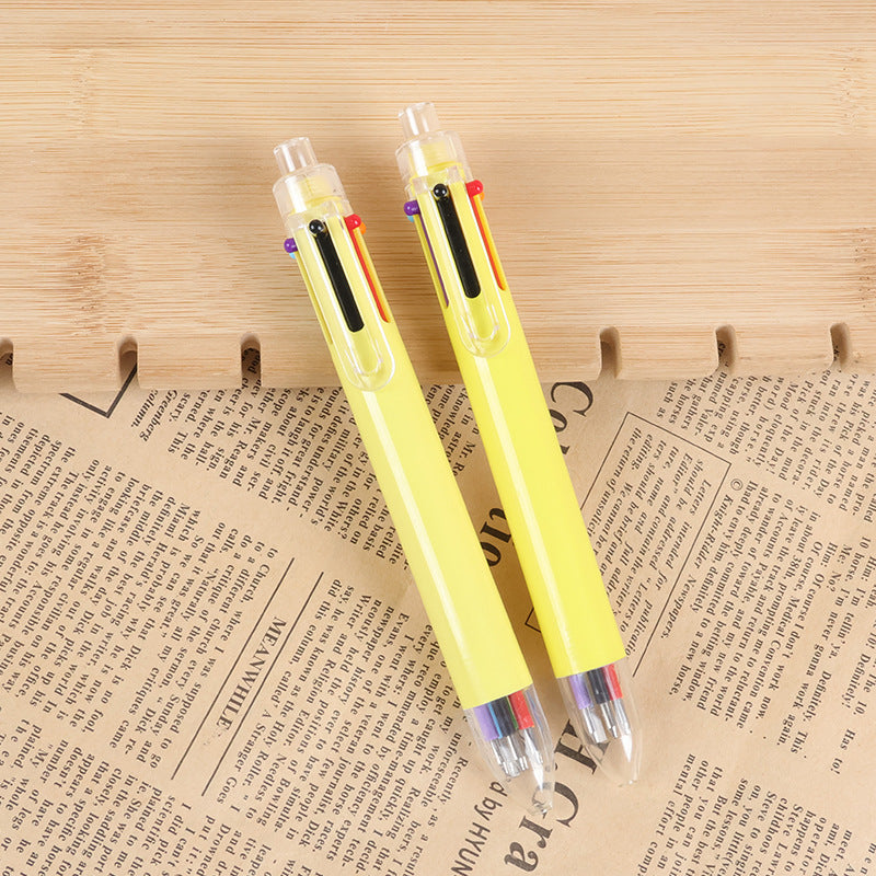 Wholesale Creative Macaron 6 Color Ballpoint Pen