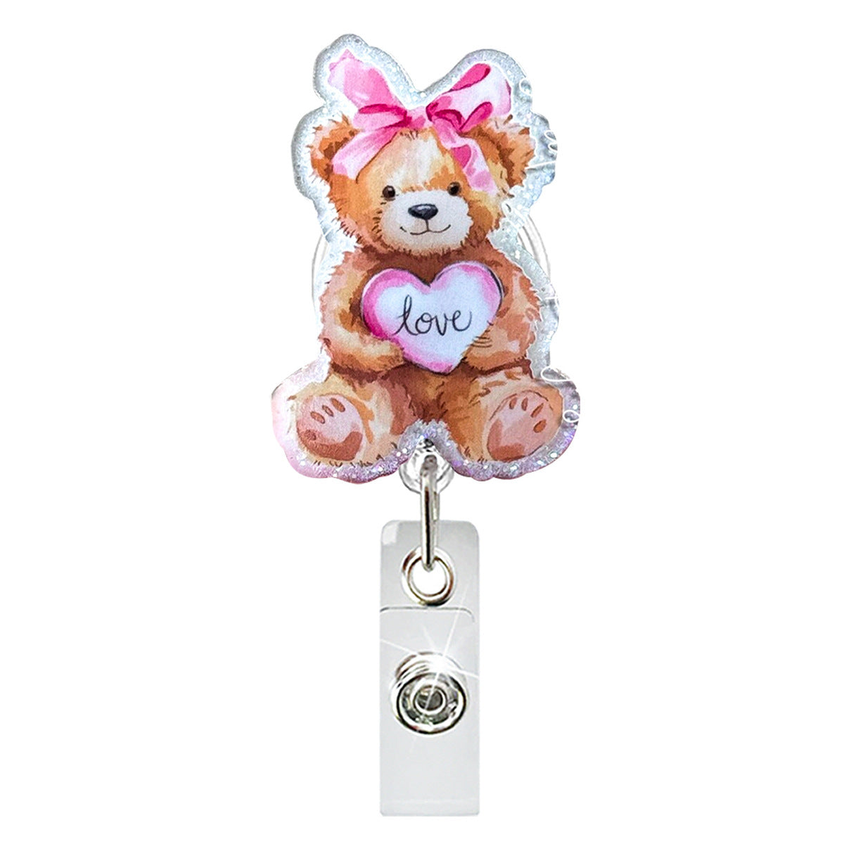 Wholesale easy-pull telescopic name Badge Reels