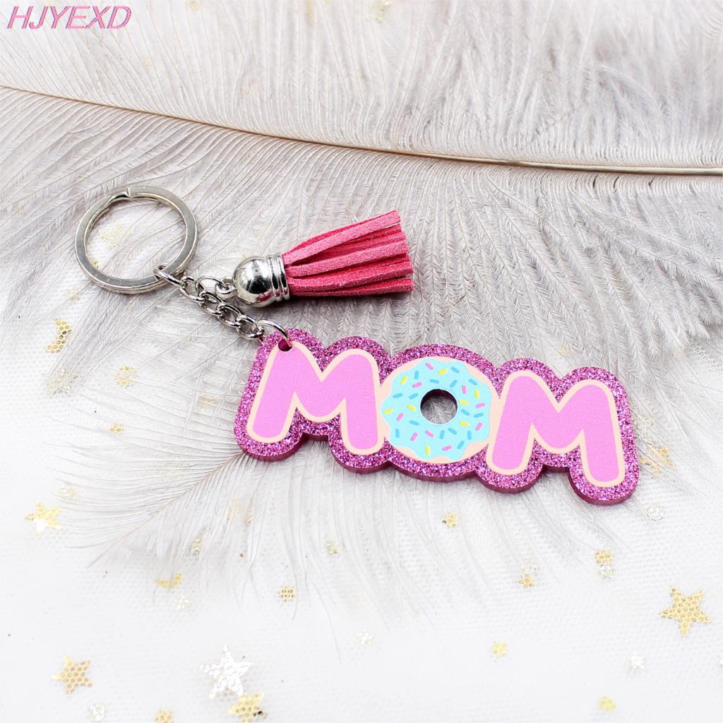 Wholesale 10pcs MOM Mother's Day Gift Acrylic Keychain ACC-KC-XiaoYan012