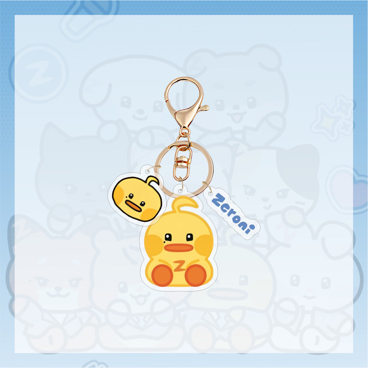 Wholesale Cute cartoon acrylic keychain