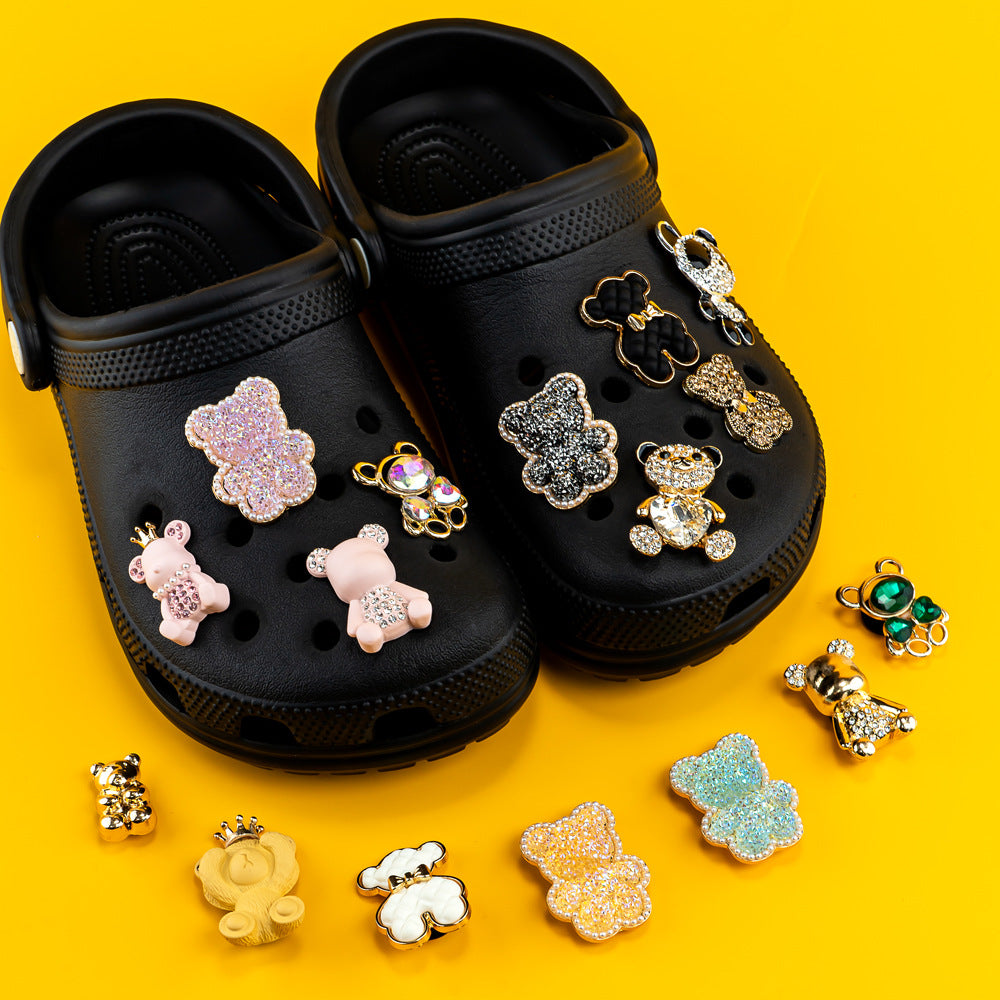 Wholesale Random Metal Bear Shoes Accessories Shoes Charms