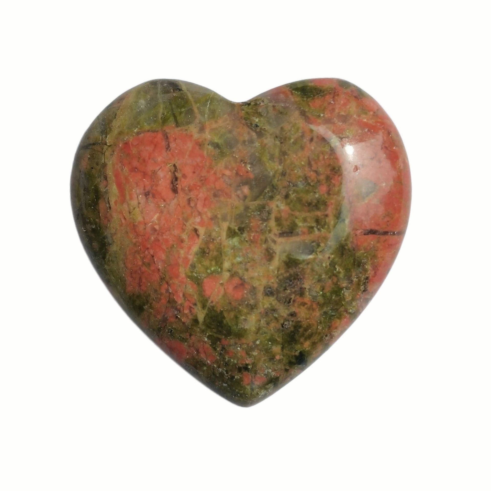 Wholesale natural crystal 20mm love pendant