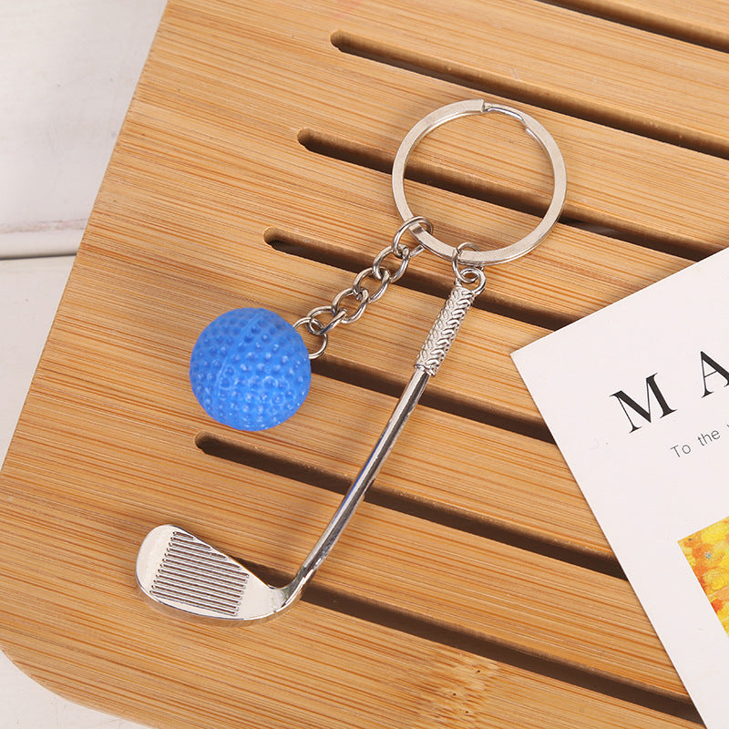 Wholesale  mini sports golf keychain