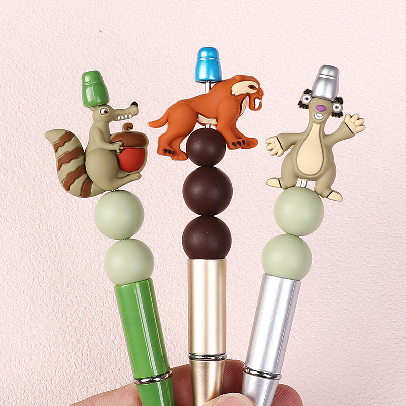 Wholesale 20pcs Cartoon Animal Focal Beads DIY Bead Accessories