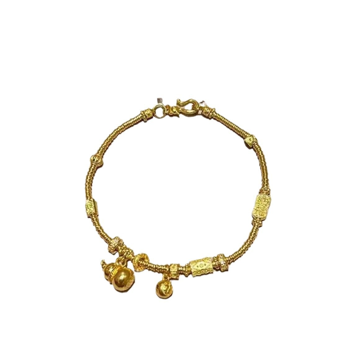 Wholesale Gold Gourd Circle Abacus Bracelet