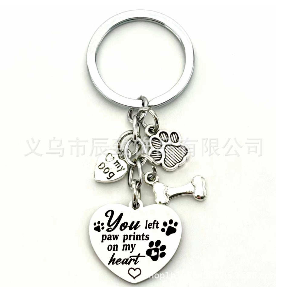 Wholesale Stainless Steel Pet Dog Keychain Creative Keychain ACC-KC-Chenz003