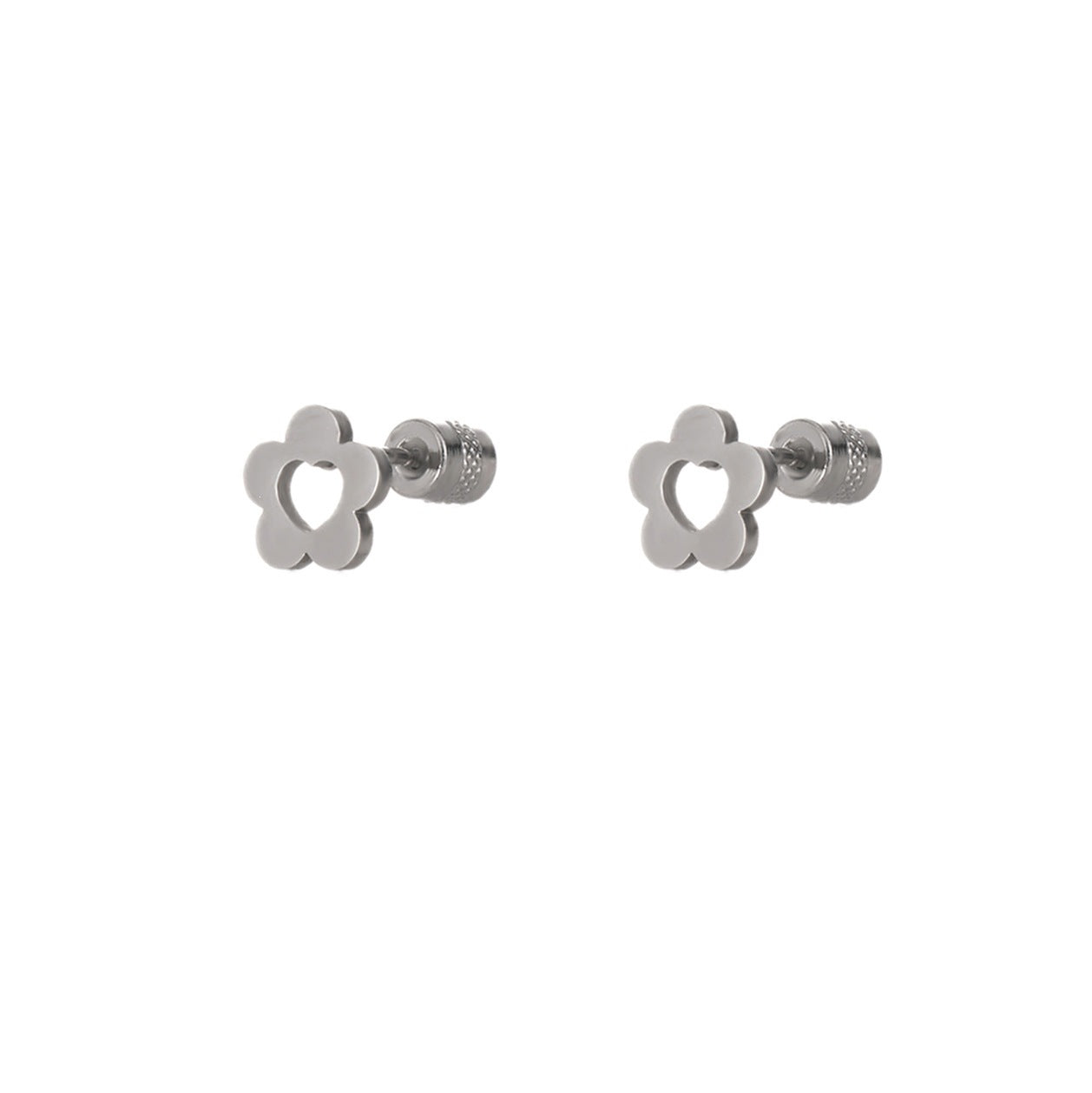 Wholesale Stainless Steel Butterfly Ear Cuff Stud Earrings Geometric Design Fashion Jewelry Accessory for Party Gift