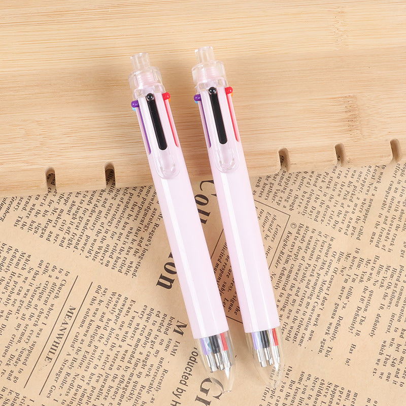 Wholesale Creative Macaron 6 Color Ballpoint Pen