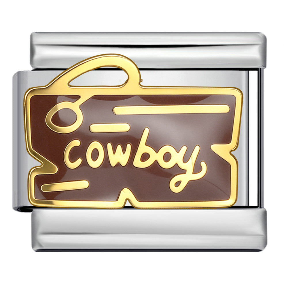 Wholesale Stainless Steel DIY Modular Bracelet,  Vintage Wild West Cowboy Style,  Fashion Accessory for Resale