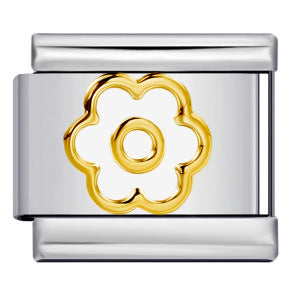 Wholesale Italian Charm Bracelet 9mm DIY Splicing Removable Flowers Stainless Steel Composable Bracelet