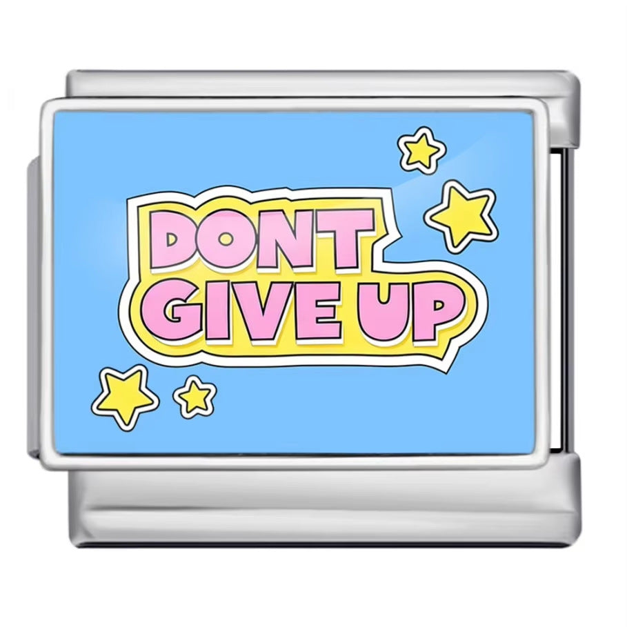 Wholesale italian Charm Bracelet 9mm DIY Colorful English Series Creative Stainless Steel Composable Bracelet