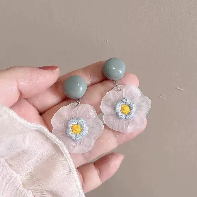Wholesale  Fashion Sunflower Earrings