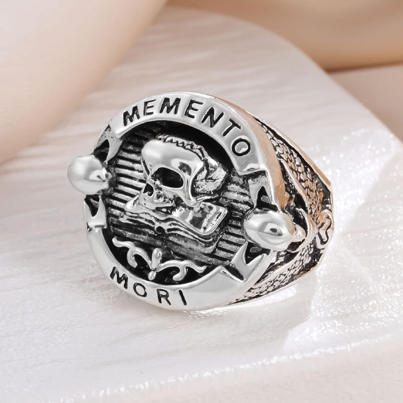 Wholesale Skull Men's Rings Vintage Skull Rings ACC-RS-LR002