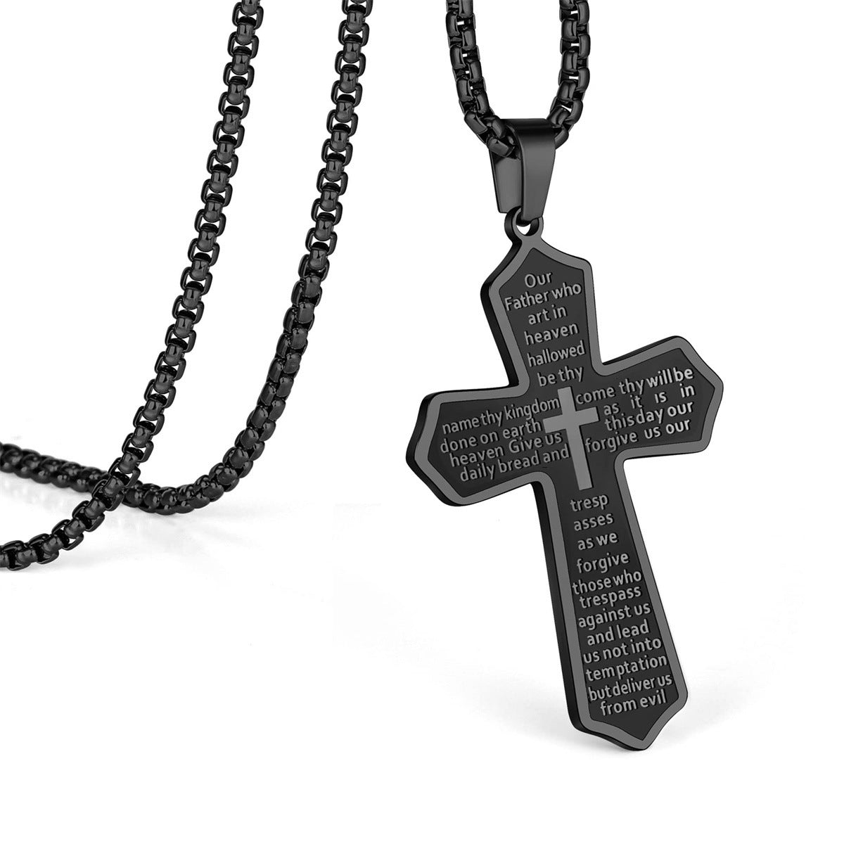 Wholesale  cross Stainless steel necklace