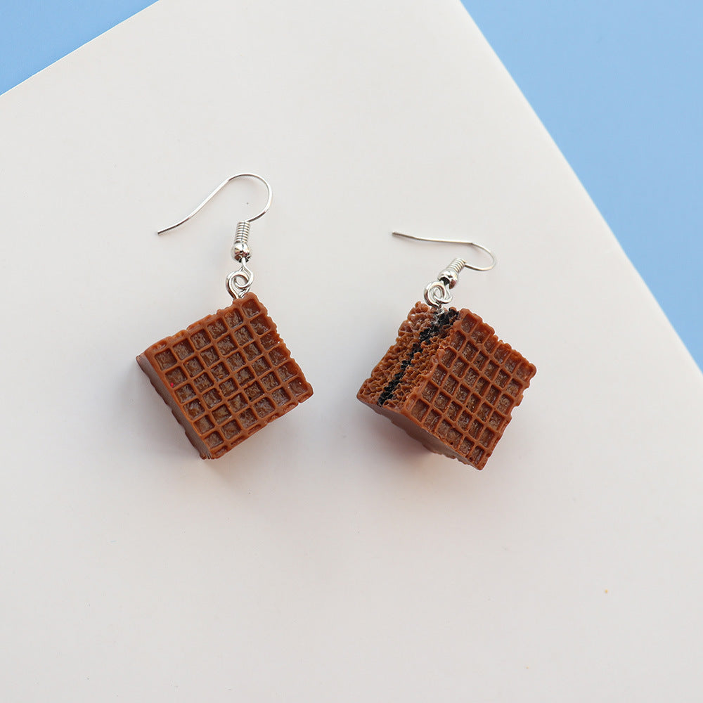 Wholesale  food and play earrings
