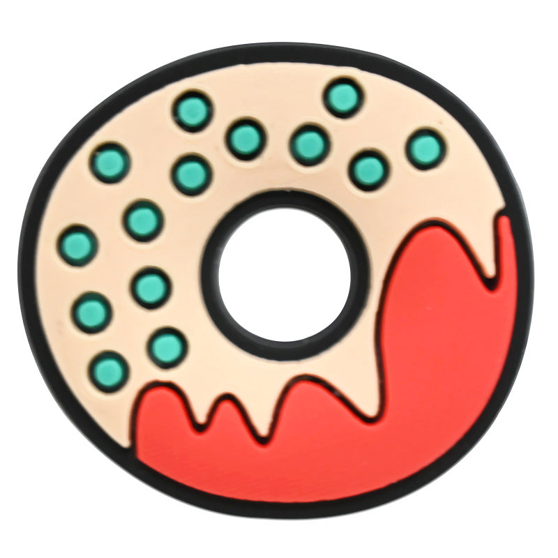 Wholesale Random 100pcs Cartoon PVC Soft Rubber Shoe Buckle Decoration ACC-SC-RYY070