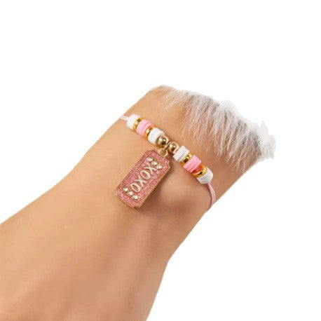 Wholesale Valentine' s Day Xoxo Braided Bracelet