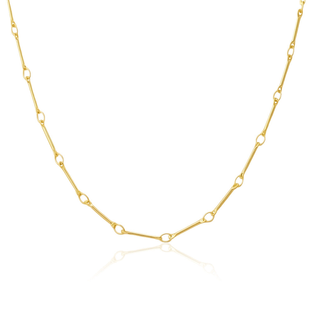 Wholesale 18k Gold Plated Oval Chain Cuban Link Necklace Fashion Jewelry for Women Everyday Wear