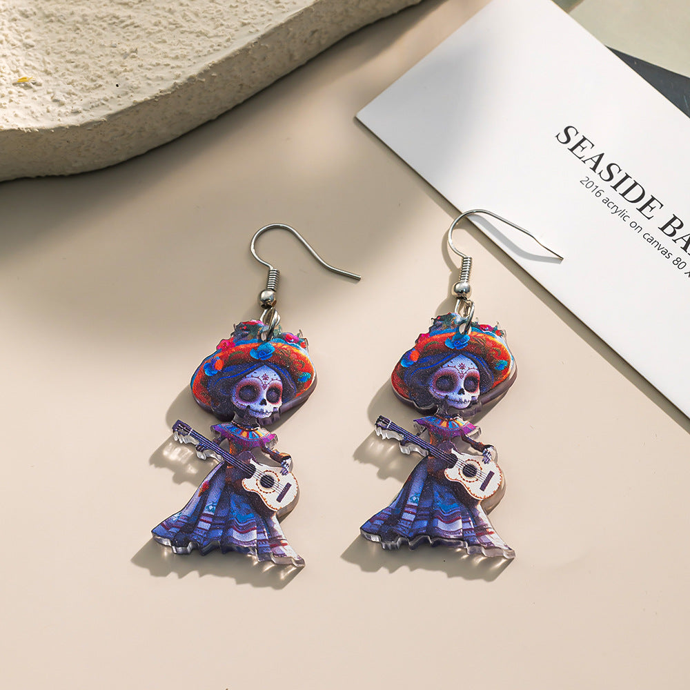 Wholesale Gothic Punk Acrylic  Earrings