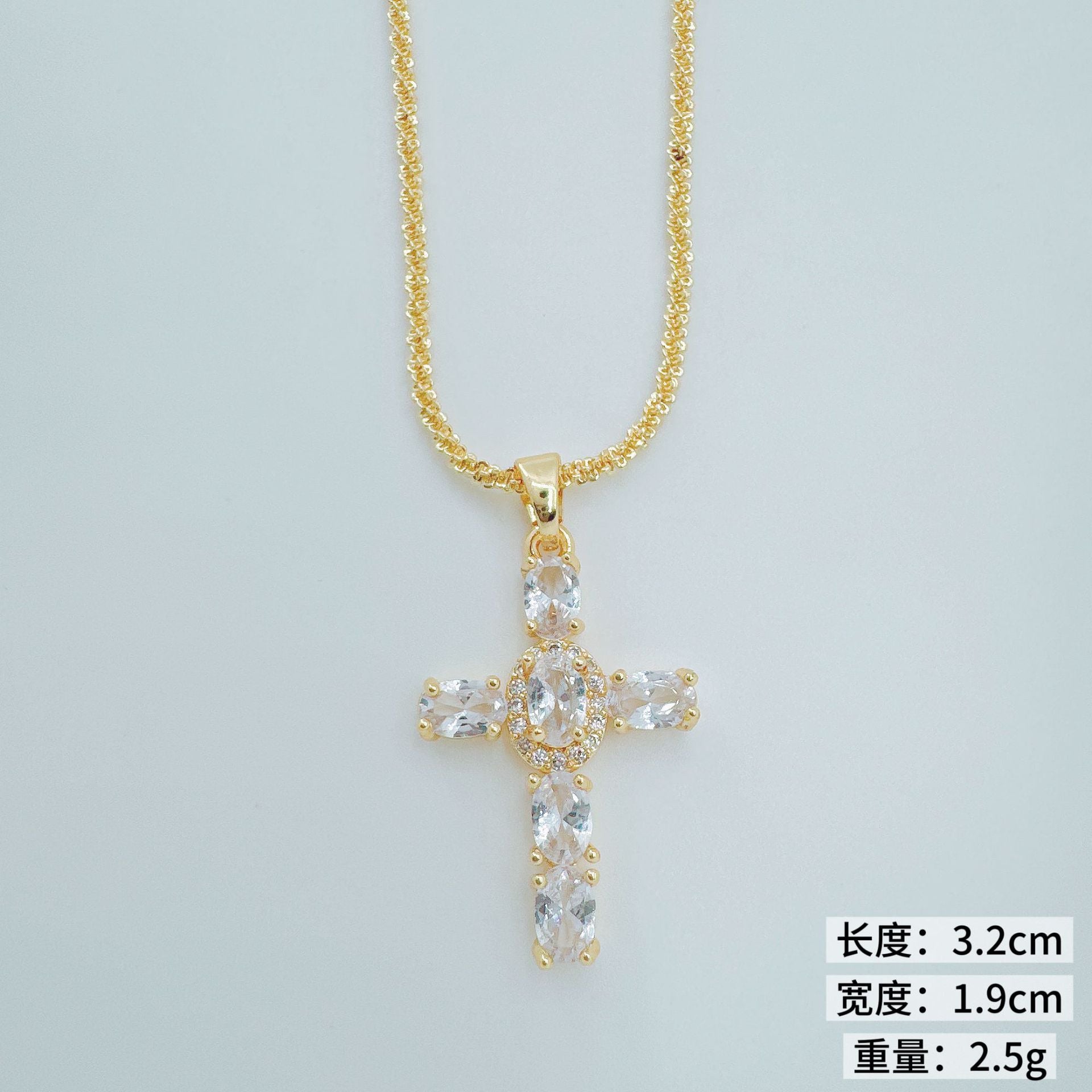 Wholesale European American Style Cross Pendant Necklace