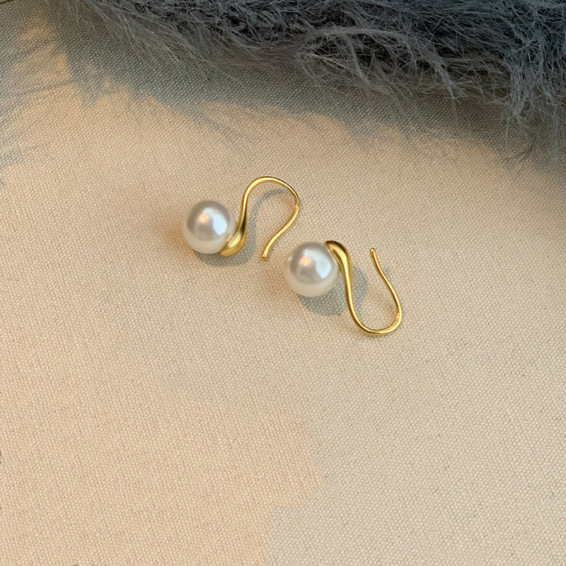 Wholesale high heels pearl earrings