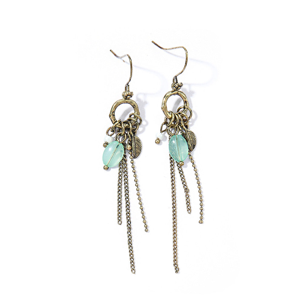 Wholesale Bohemian Tribal Ethnic Style Earrings for Holiday Travel Fashion Accessory