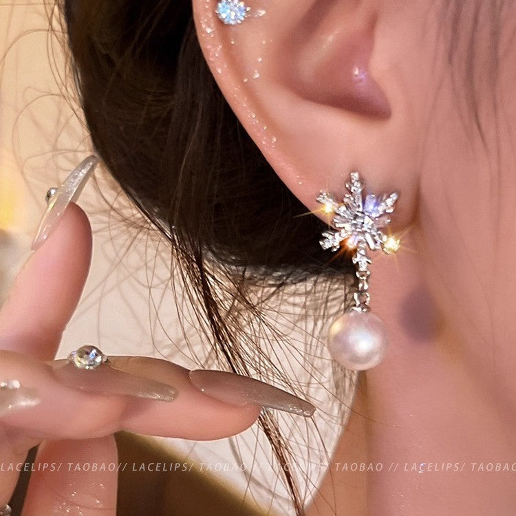 Wholesale Christmas Snowflake Earrings