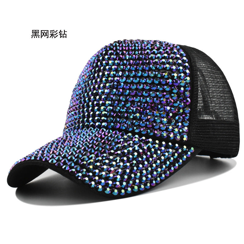 Wholesale  rhinestone baseball cap  protection hat baseball cap