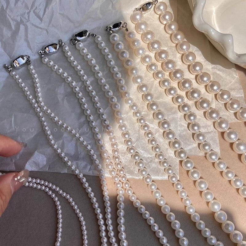 Wholesale Baroque Pearl Necklace Light Luxury  Elegant Clavicle Chain