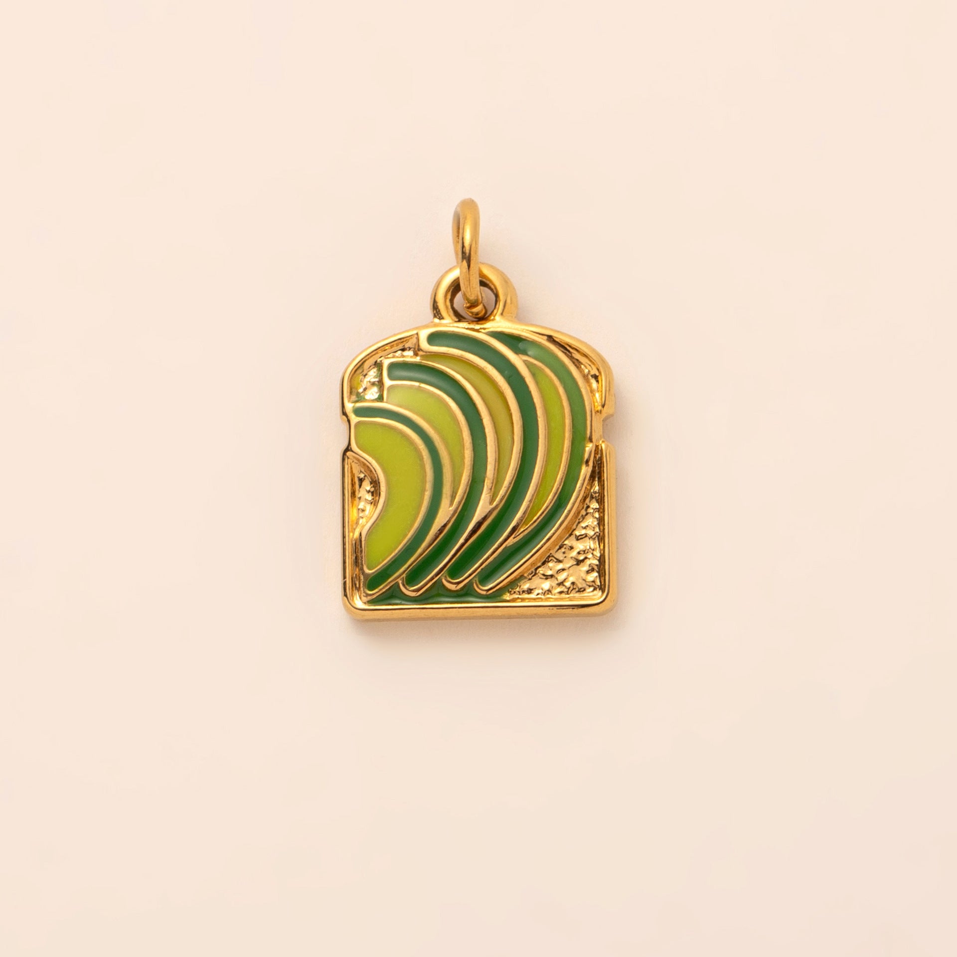 Wholesale Stainless Steel 18K Gold Plated Colorful Pendant Creative Holiday Food Design Chic Jewelry Accessory For Everyday Wear