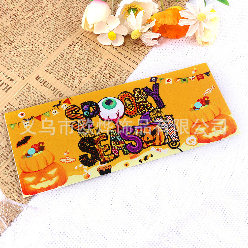 Wholesale Cartoon UV  16oz transfer stickers crystal stickers tear film leaving words crystal stickers glass stickers