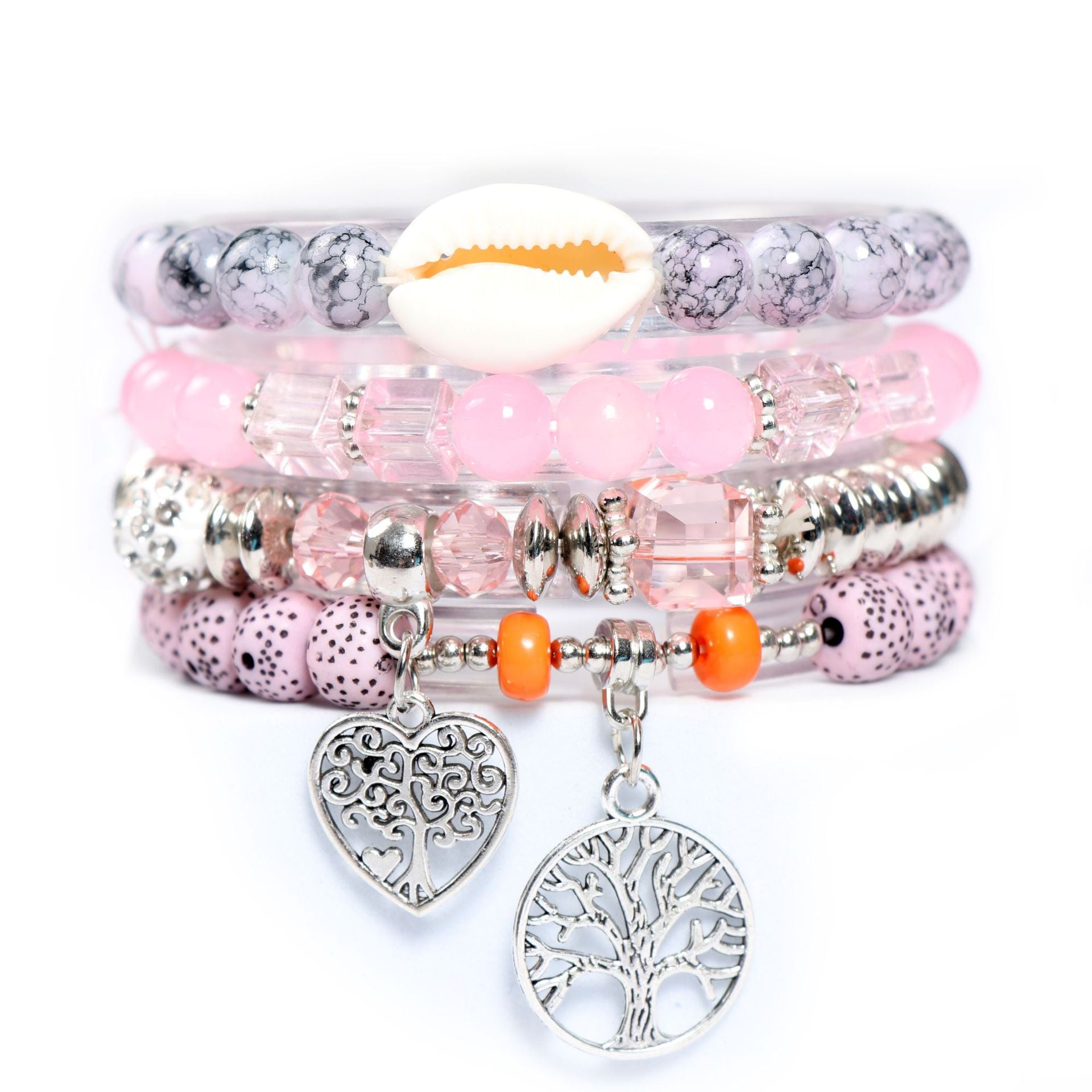 Wholesale Bohemian Shell Multi-layer Crystal Bracelet ACC-BT-NaiHong005