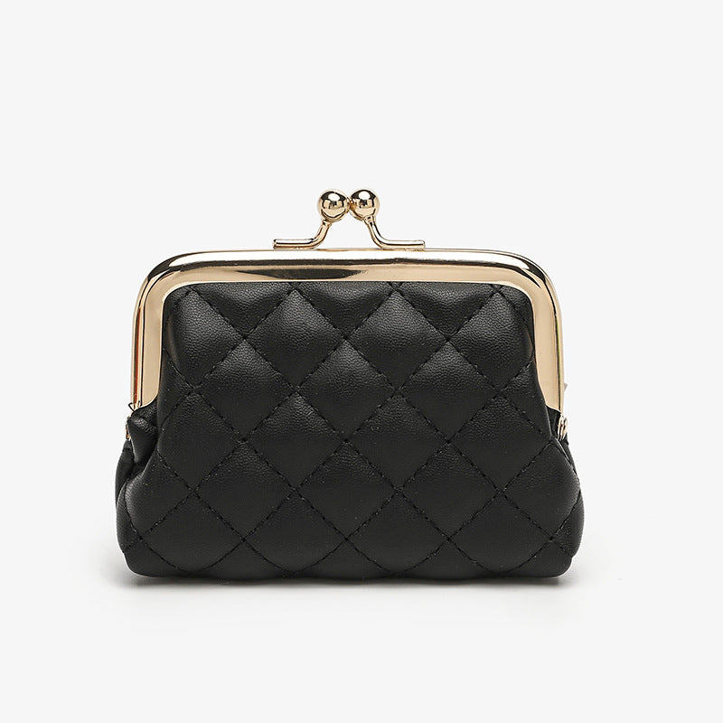 Wholesale Chic PU Coin Purse Wallet With Card Slots Black Solid Everyday Fashion Accessory For Men And Women
