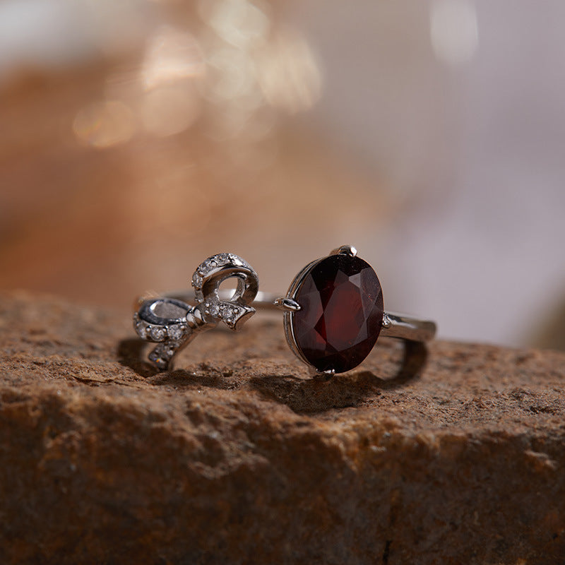 Wholesale light luxury bow S925 sterling silver plated 18K necklace