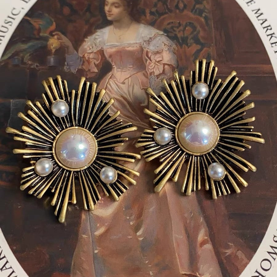 Wholesale  Retro Style Pearl Opening Ring