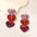 Wholesale  acrylic earrings Valentine's Day love stitching earrings