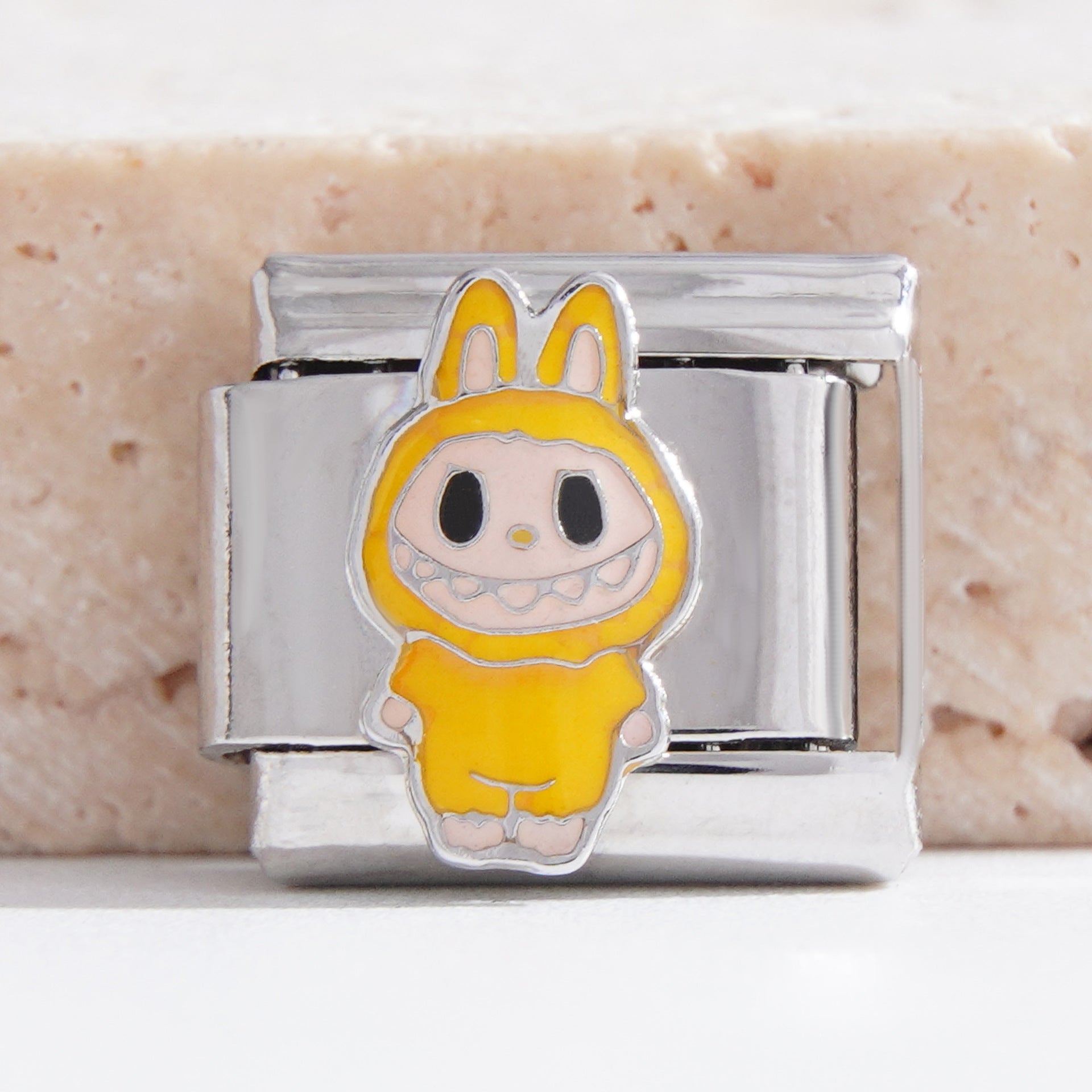 Wholesale Italian Charm Bracelet 9mm DIY Splicing Cute Cartoon Stainless Steel Composable Bracelet