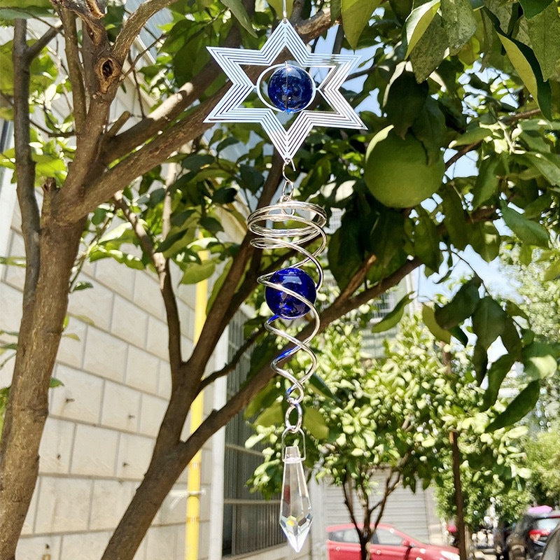 Wholesale Stainless Steel Flower Rotating Wind Chime