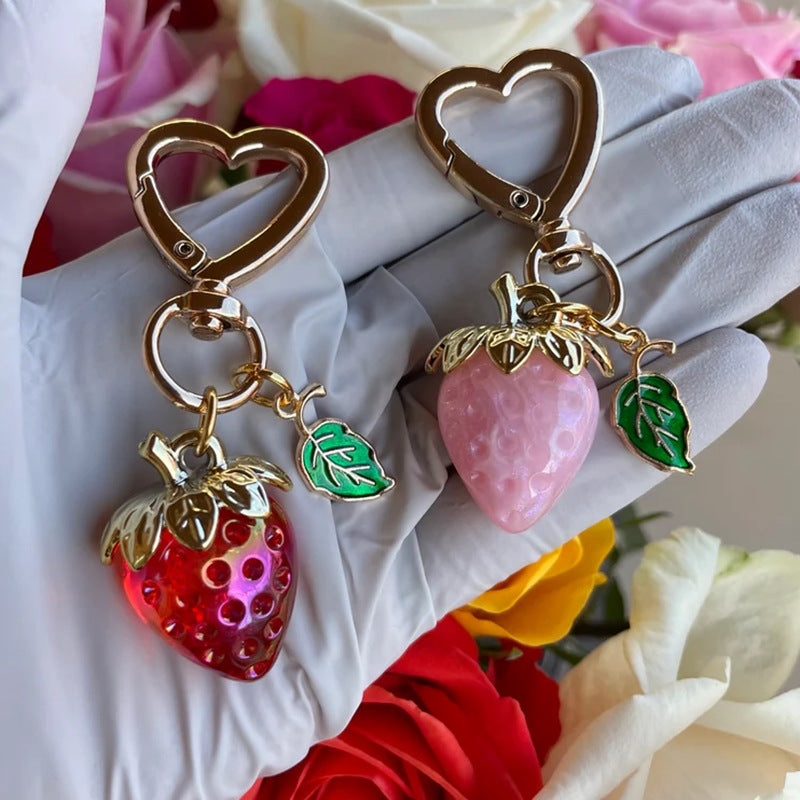 Wholesale Cute Sweetheart Strawberry Creative Bag Keychain ACC-KC-MeiXin017