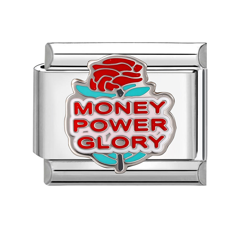 Wholesale 9mm Italian Charm Starter Bracelets DIY Butterfly Heart Stainless Steel Composable Bracelet