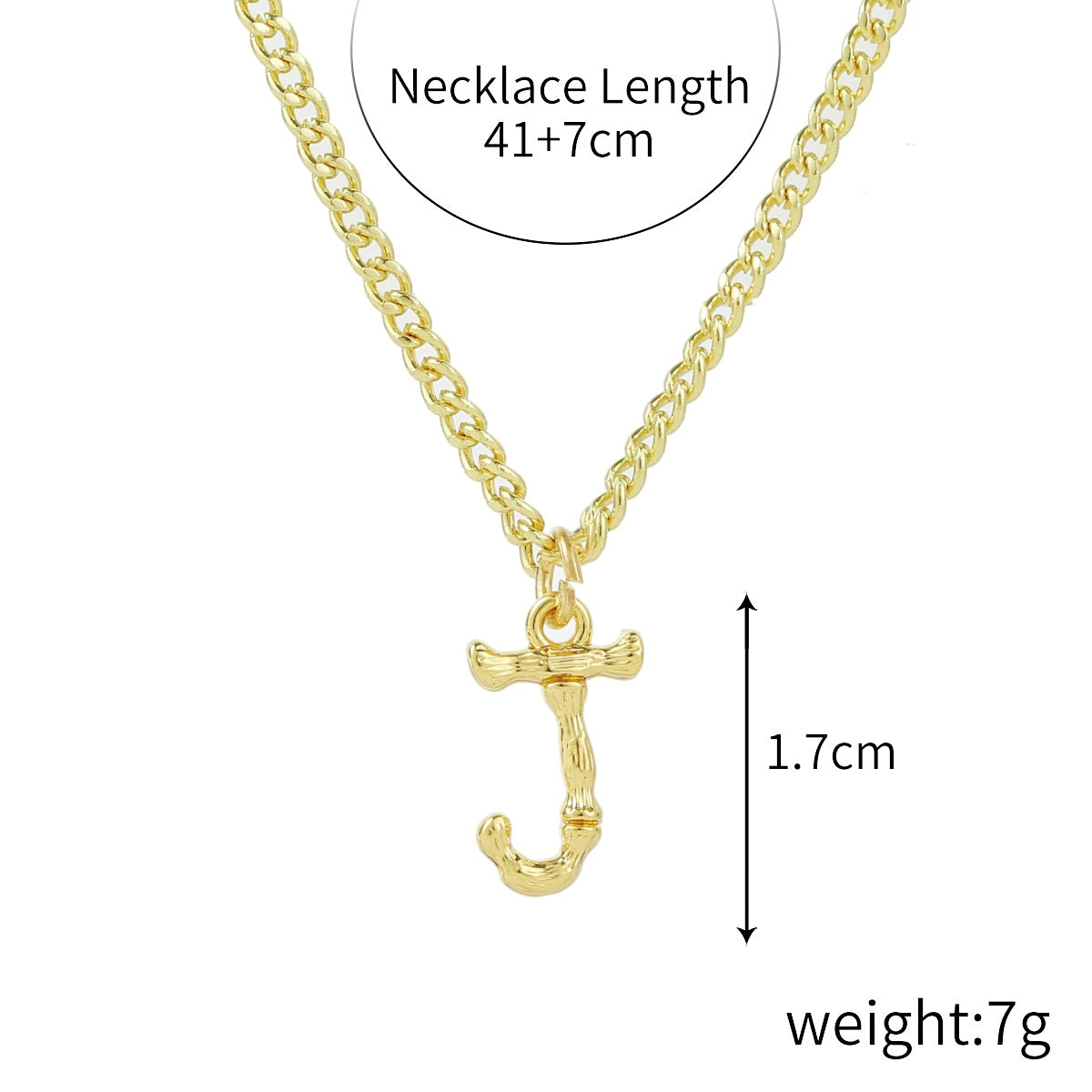 Wholesale  Love Letter Necklace 26 English  Zinc Alloy Necklaces