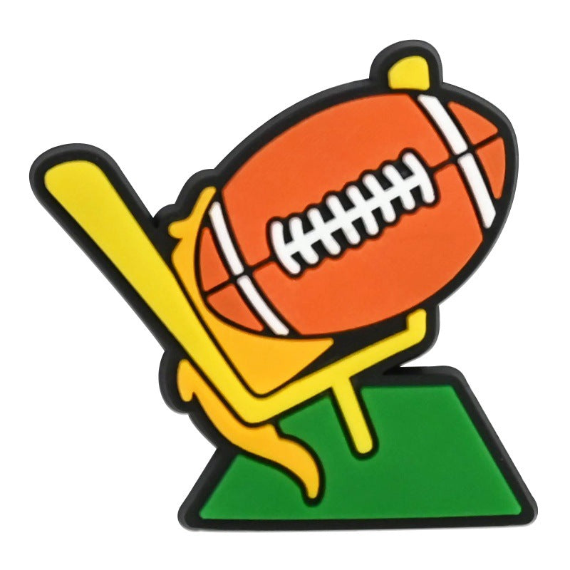 Wholesale Random 100pcs floral clogs PVC Soft Rubber Shoe Buckle Decoration