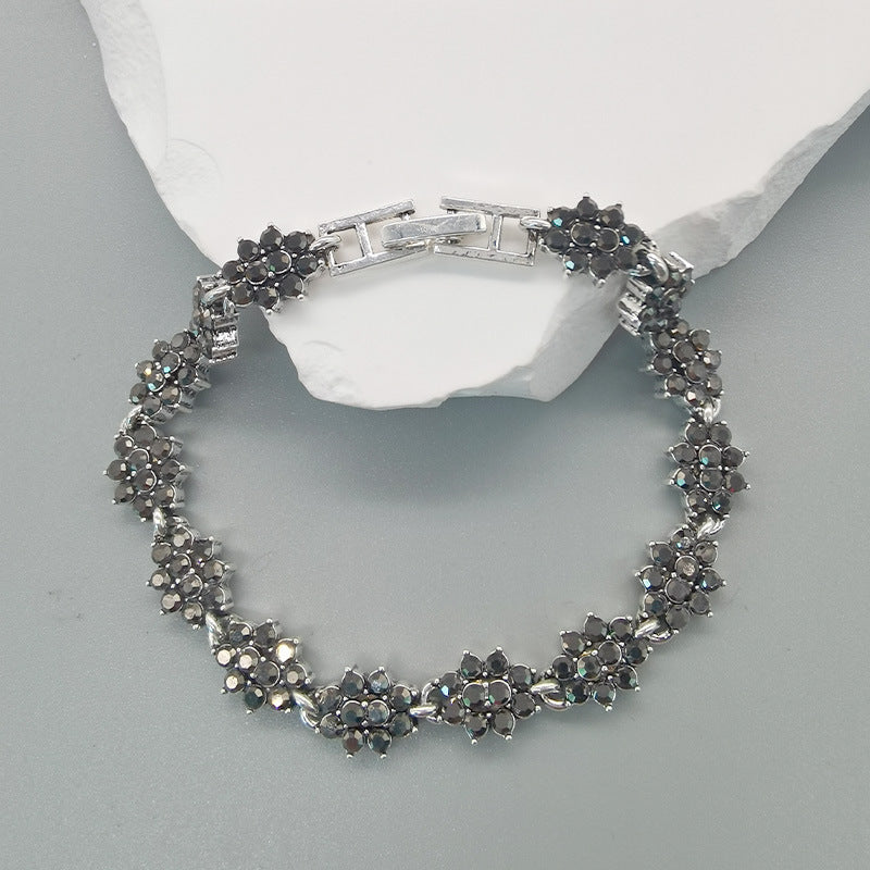 Wholesale Geometric rhinestone bracelet