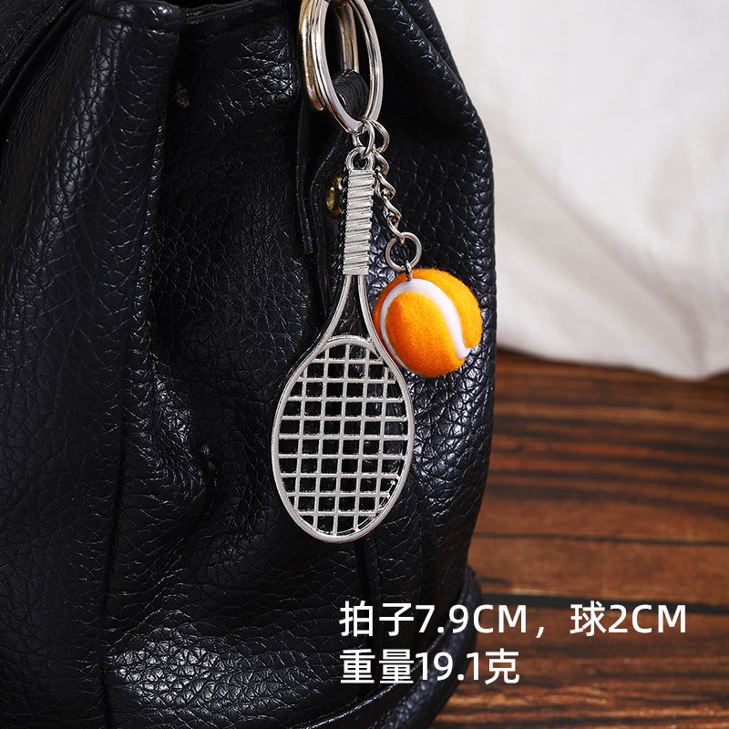 Wholesale Sports creative gifts tennis keychains