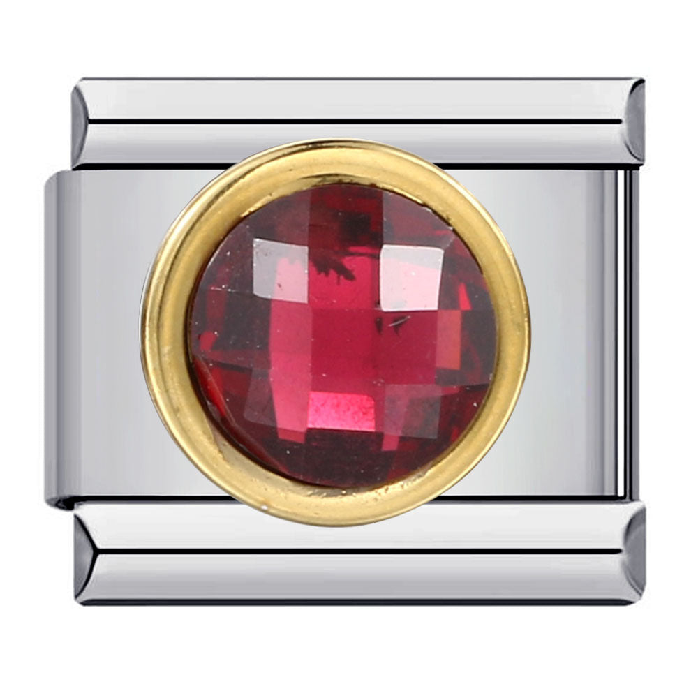 Wholesale Italian Charm Bracelet 9mm DIY Splicing Removable Micro-paved Colored Zirconia Stainless Steel Composable Bracelet