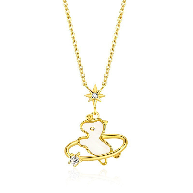 Wholesale 925 Sterling Silver Original Planet Pony Necklace