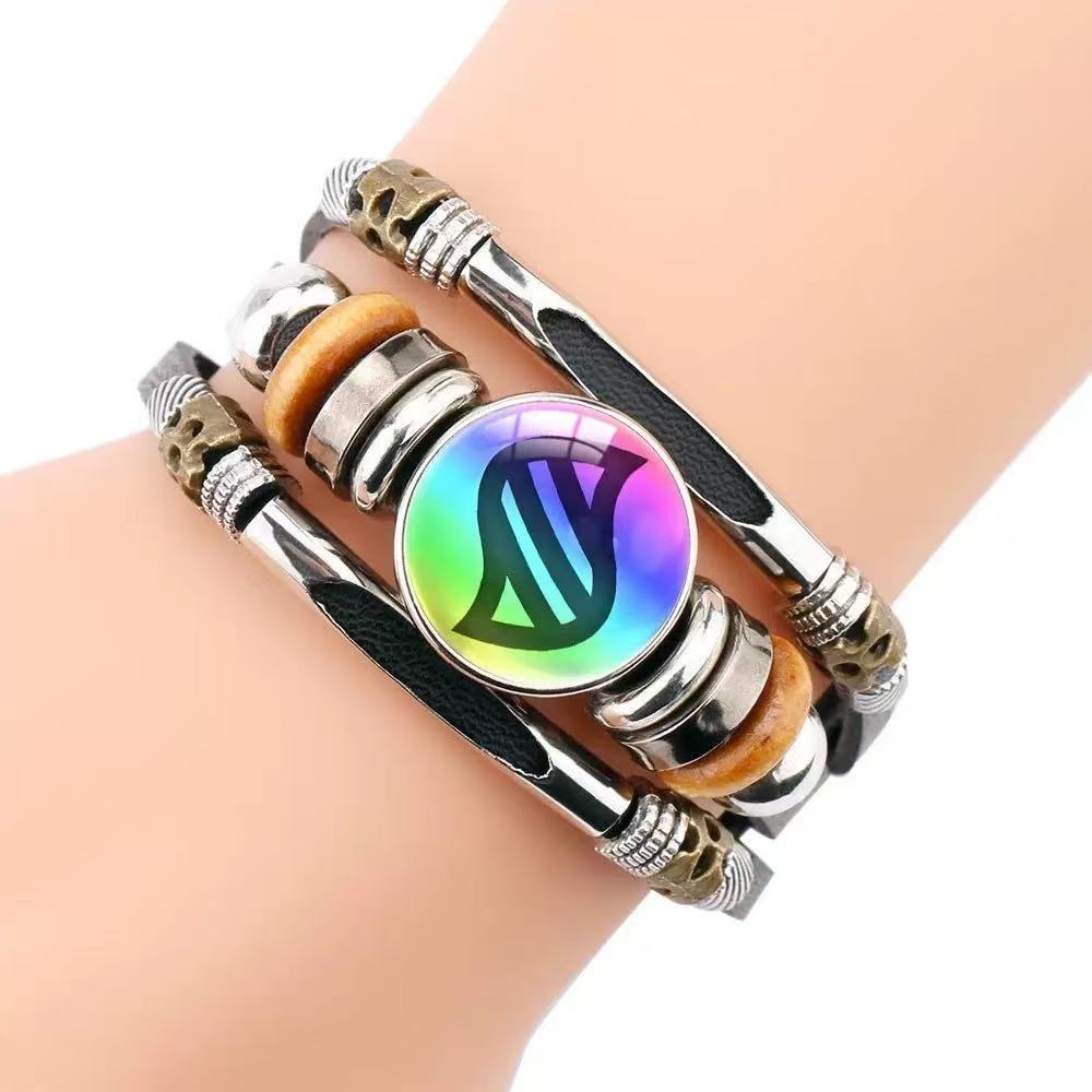 Wholesale Handmade Glass Bead Sports Ball Bracelet - Football Baseball Basketball Fan Jewelry Accessory,  Anniversary Gift