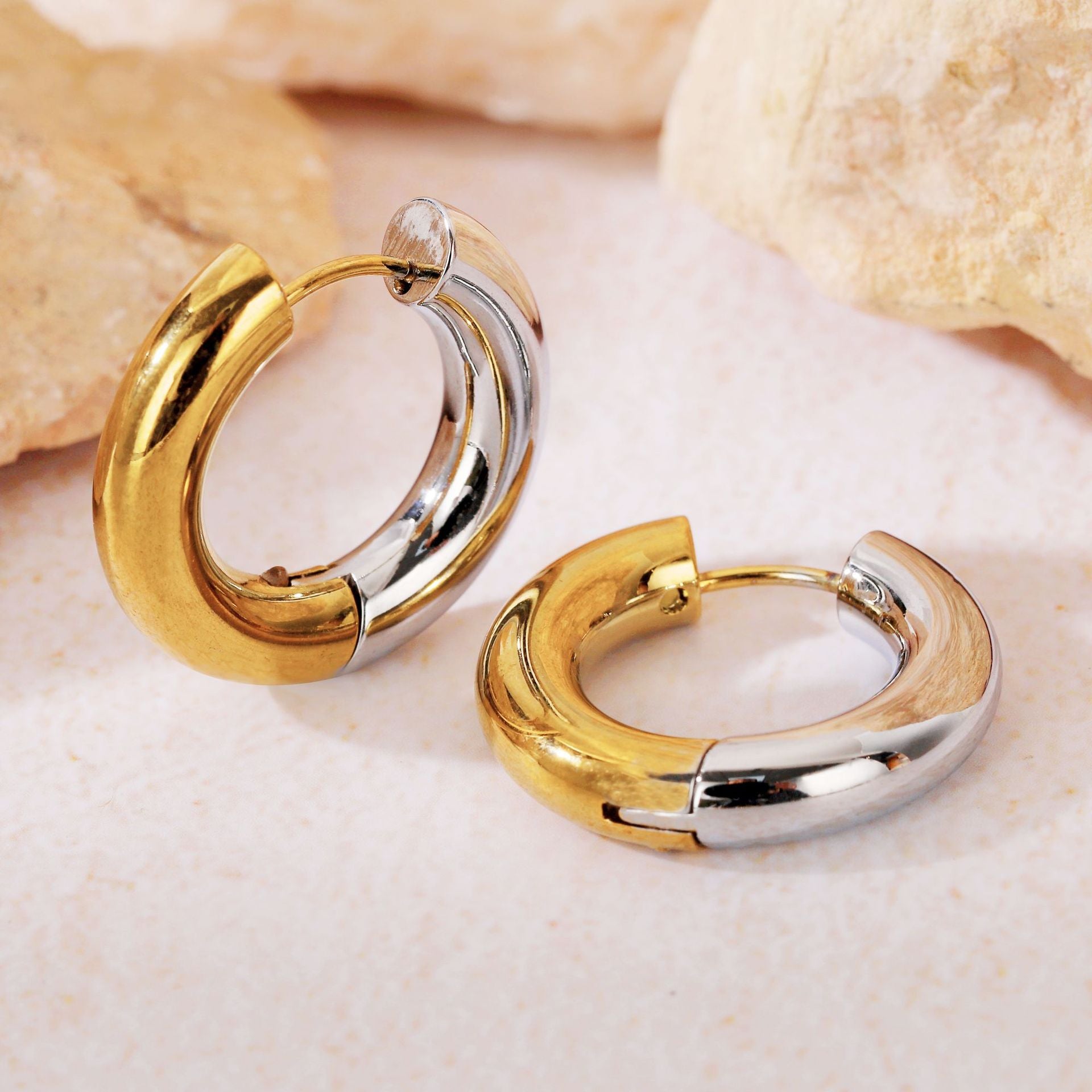 Wholesale Steel titanium hoop earrings