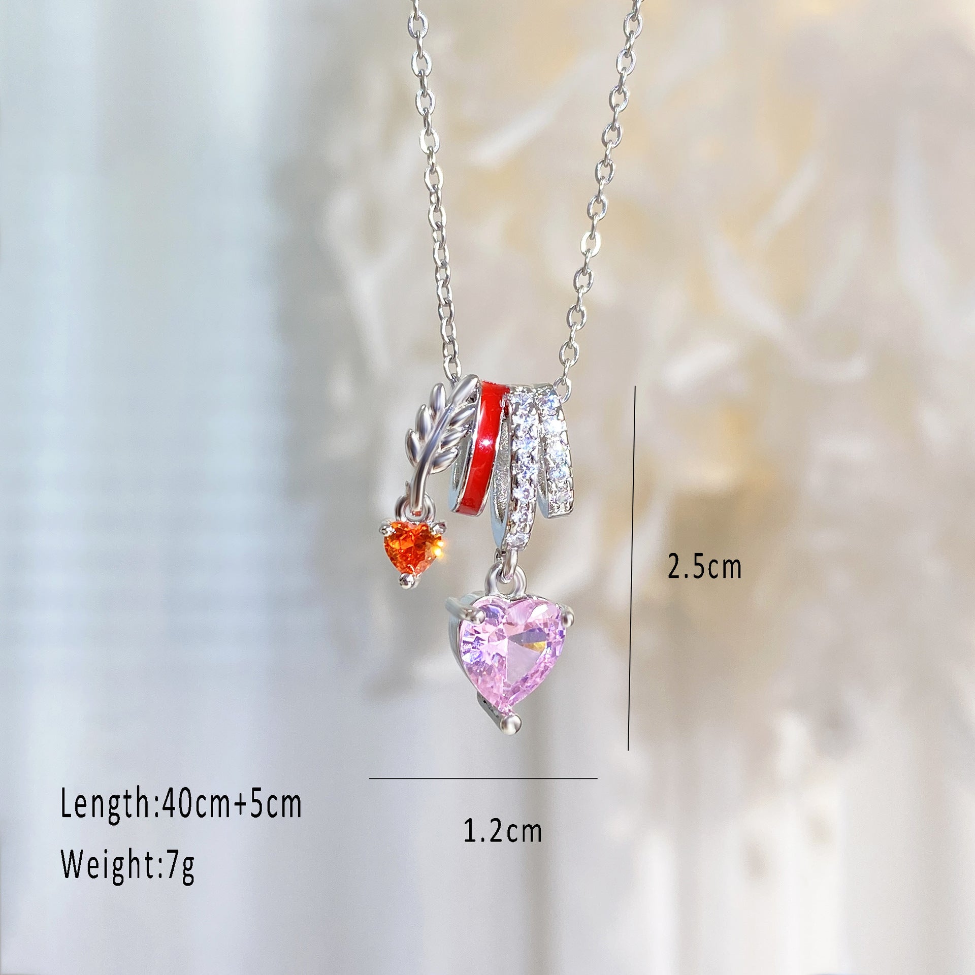 Wholesale Copper Plated 18k Real Gold Hot Sale Love Necklace ACC-NE-YuXun006