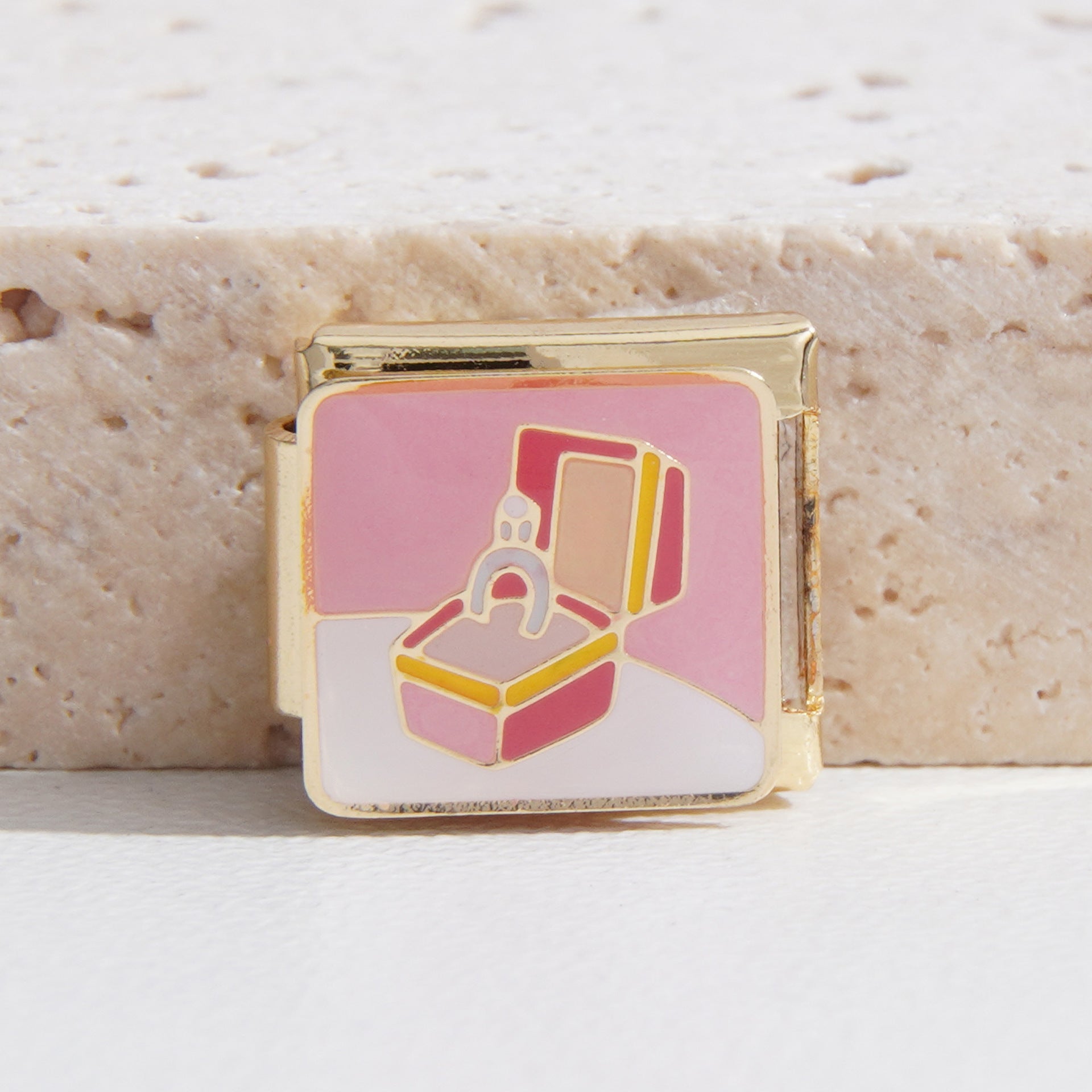 Wholesale Italian Charm Bracelet 9mm DIY Splicing Creative Pattern Stainless Steel Composable Bracelet